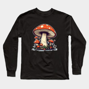 Mushroom Long Sleeve T-Shirt